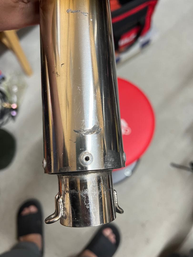 SATAKE マフラー レーシングガレージ　サイレンサーのみ　CBX用