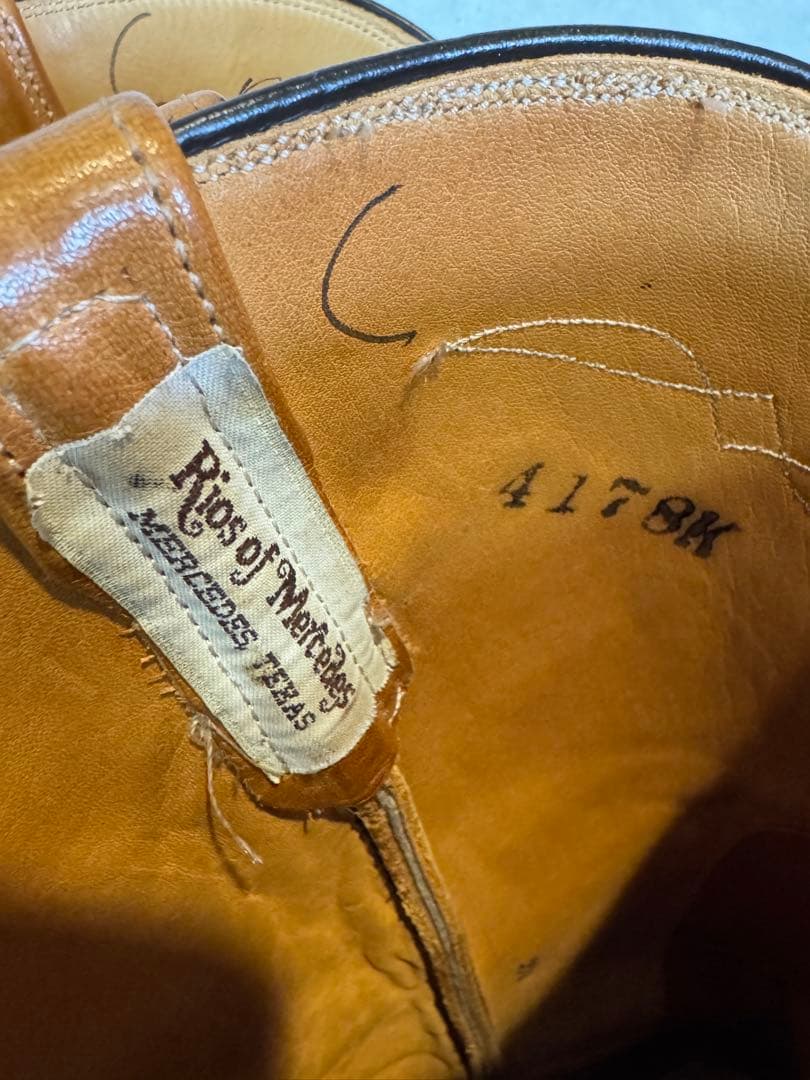 Rios of Mercedes リオスオブメルセデス ローパーブーツ 9EE