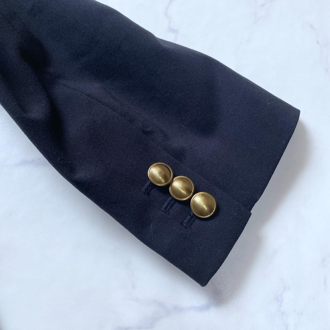 タグ付✨ミラオーウェン 金釦ダブルブレストジャケット 0 ネイビー