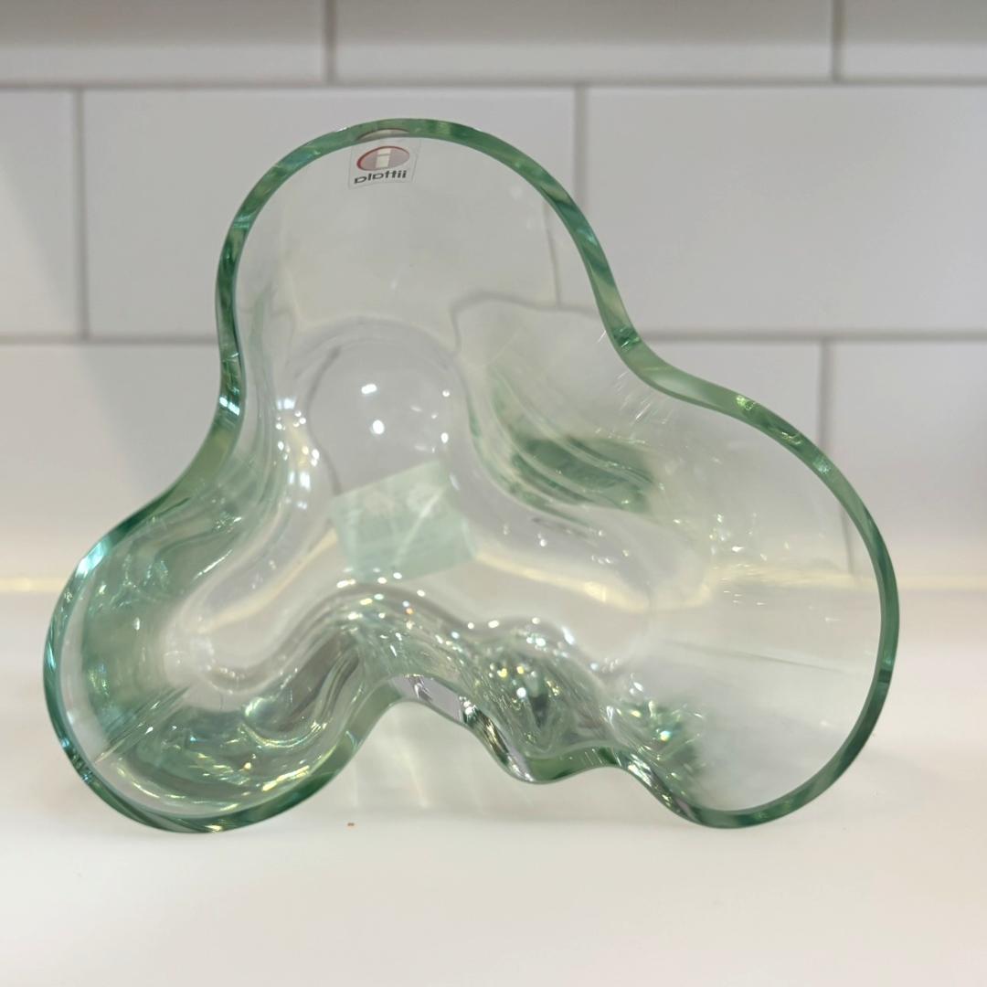 新品未使用品・アアルト　フラワーベース　イッタラ 95ミリ　クリア1937