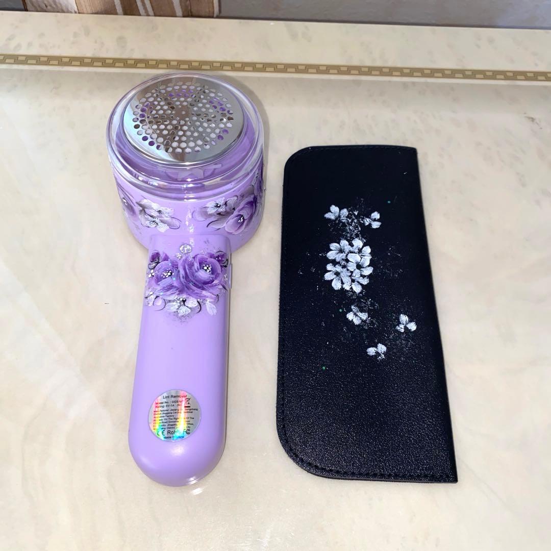 財布　ポット　ステンレスボトル　他　薔薇　手描き　トールペイント