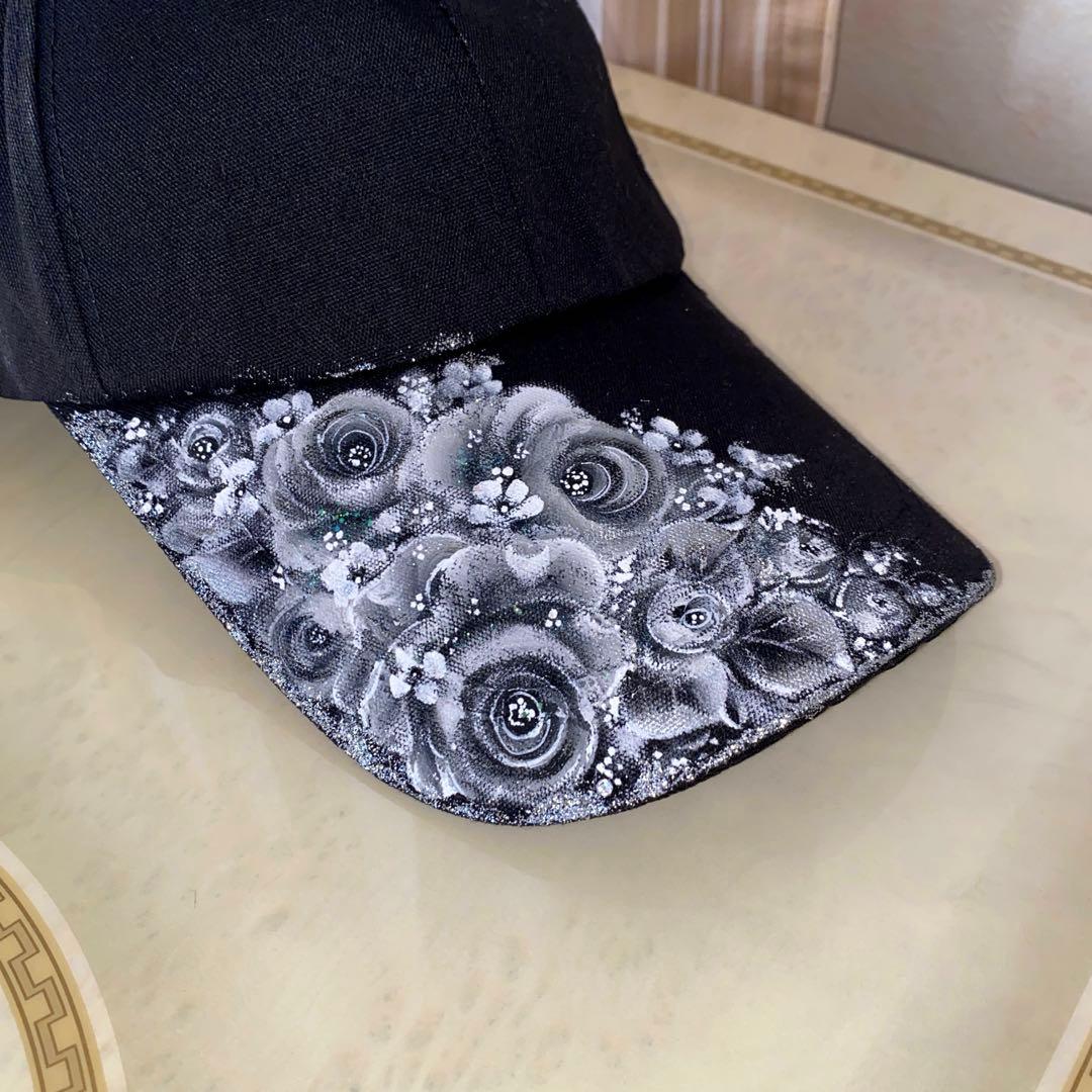 財布　ポット　ステンレスボトル　他　薔薇　手描き　トールペイント