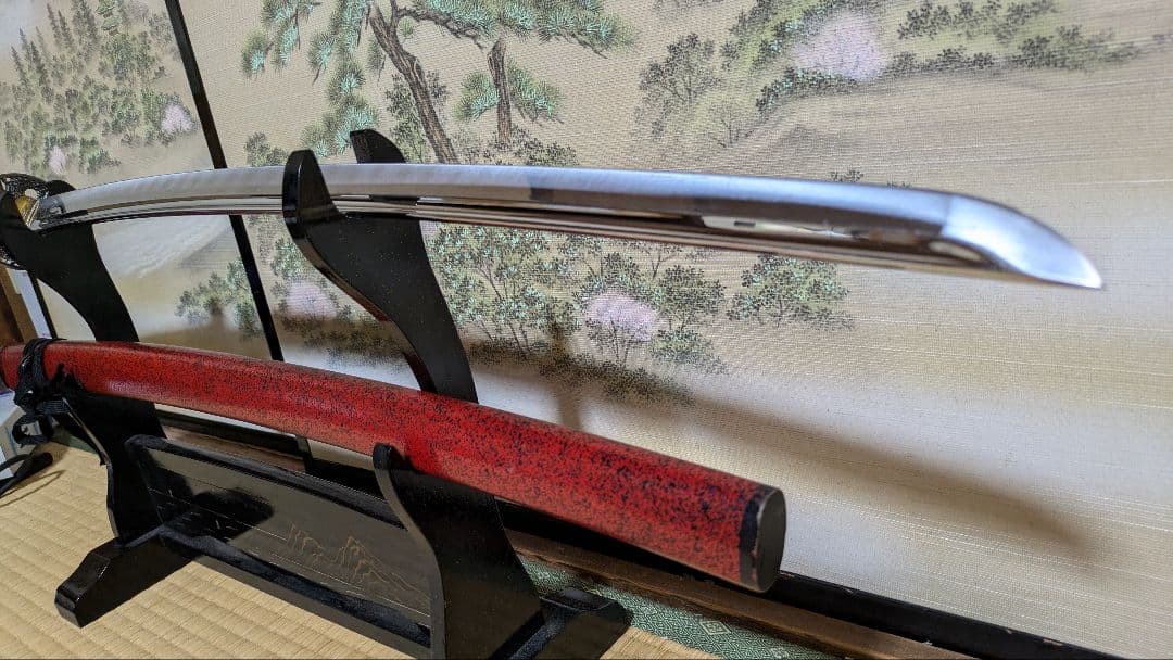 【値下げ】金属製 模造刀 陸奥守吉行 刀袋付