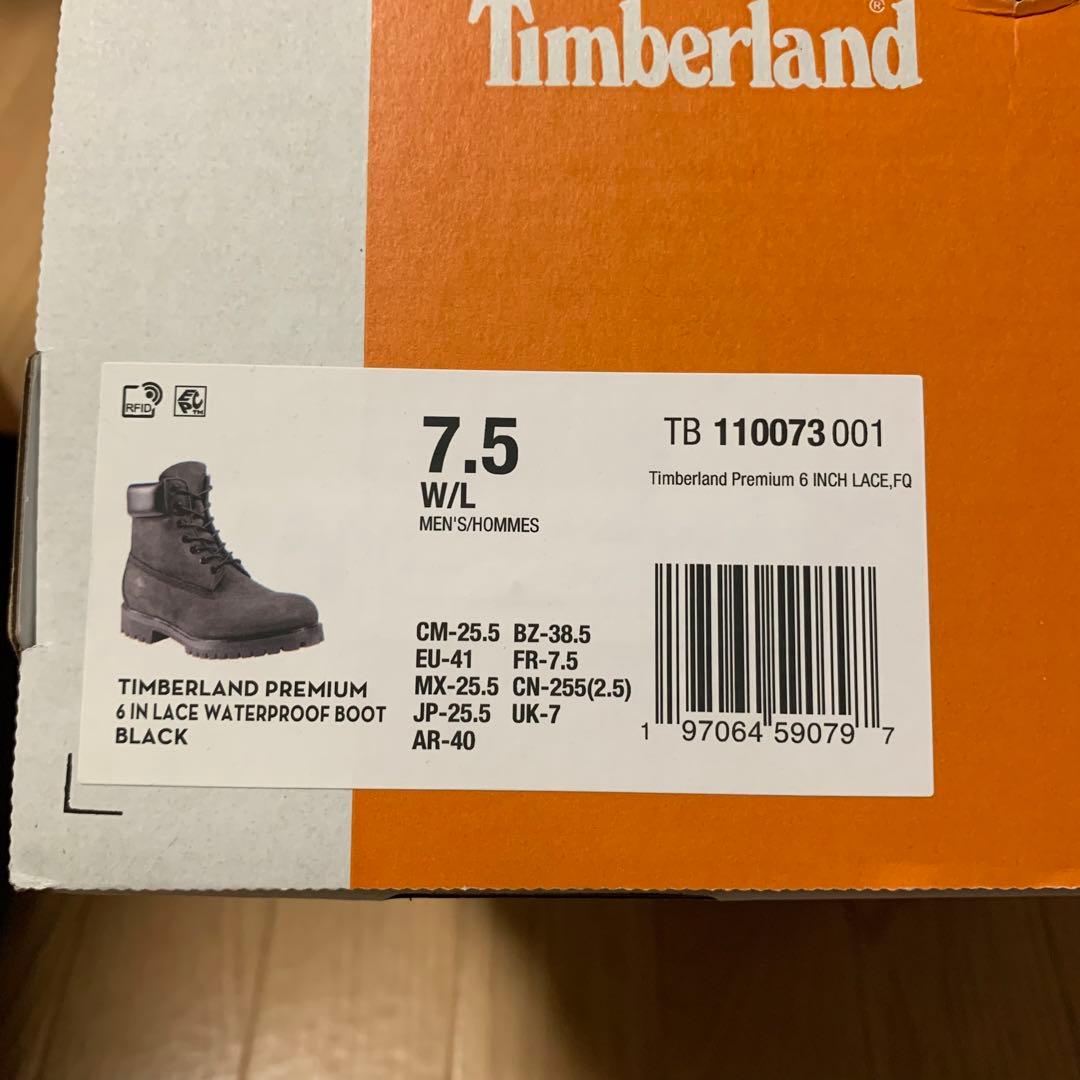Timberland 6inch PREMIUMプレミアムブーツブラックヌバック