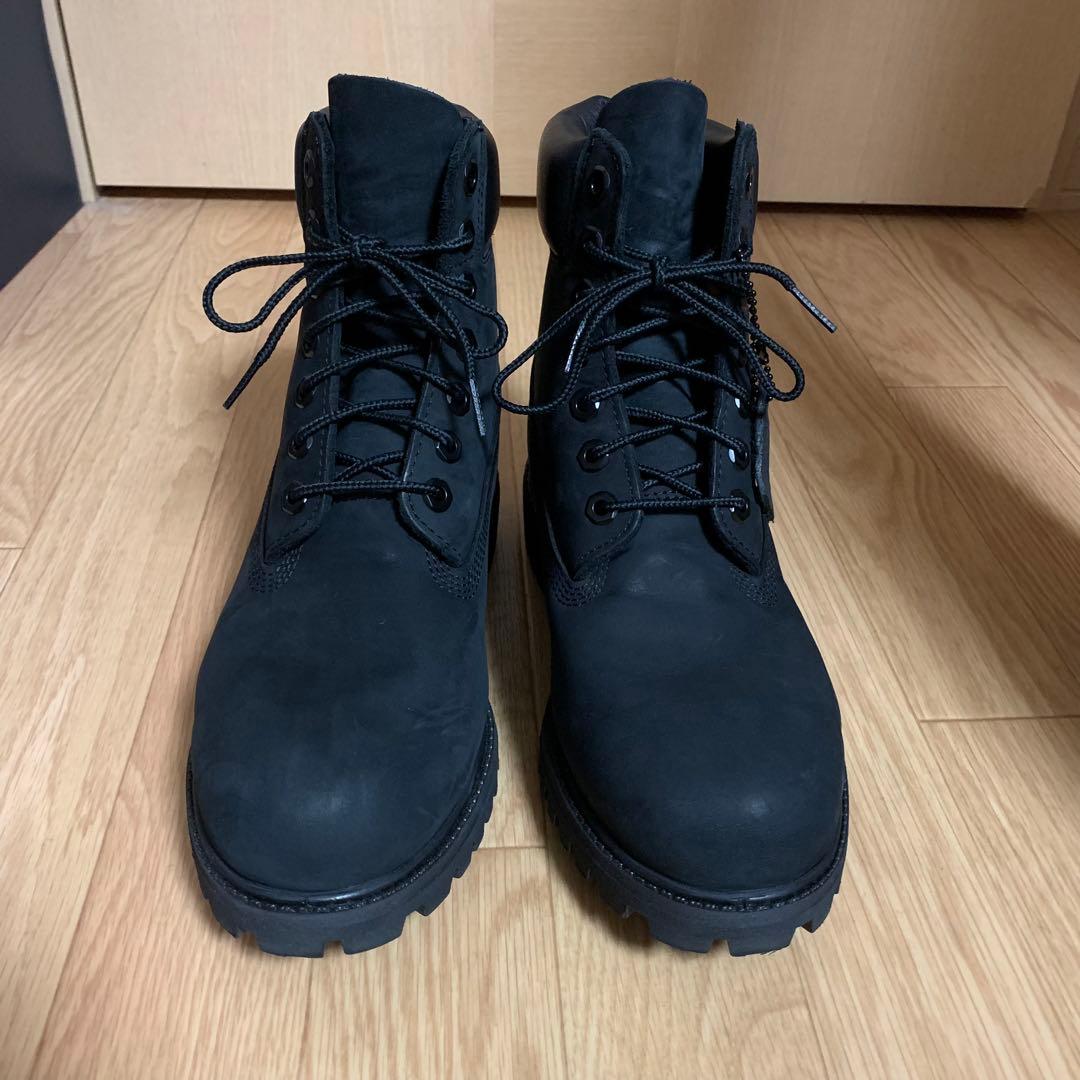 Timberland 6inch PREMIUMプレミアムブーツブラックヌバック