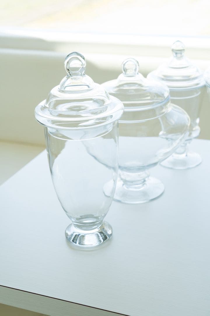 ダルトン　廃盤希少　コルネット　アマンド　スーリール　ガラス容器セット