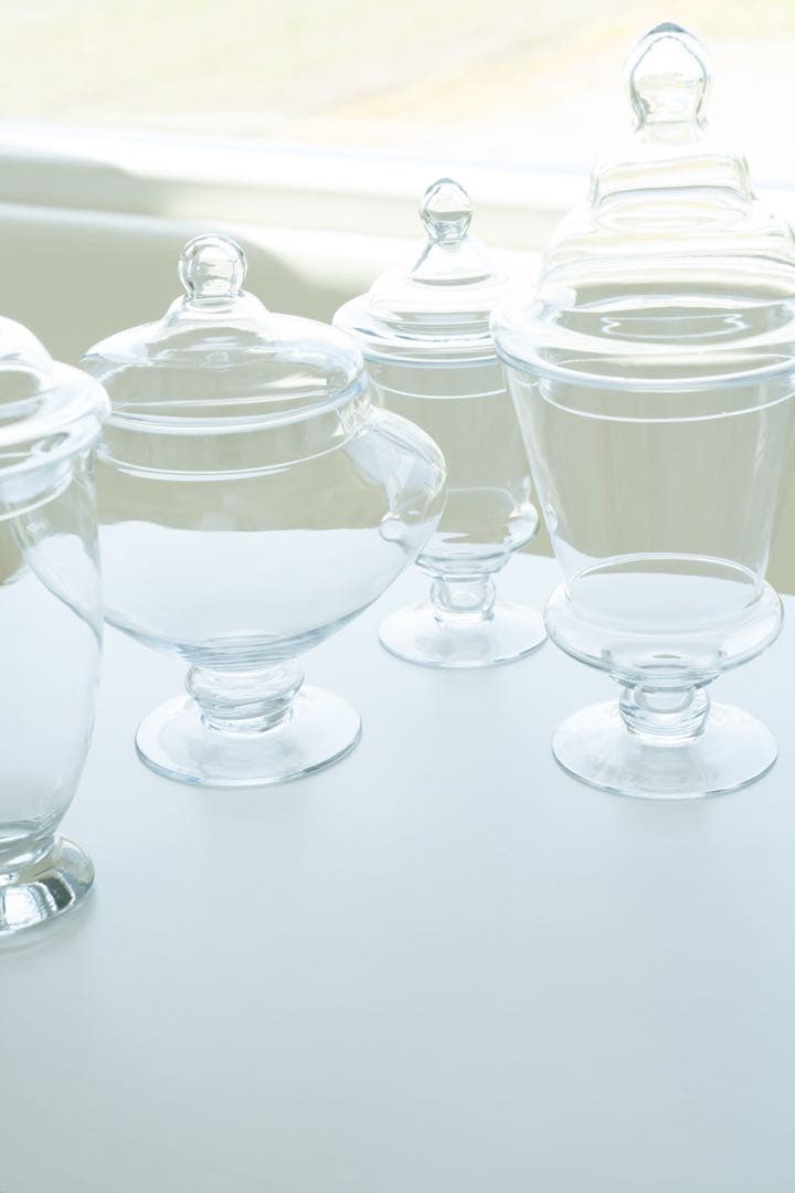 ダルトン　廃盤希少　コルネット　アマンド　スーリール　ガラス容器セット