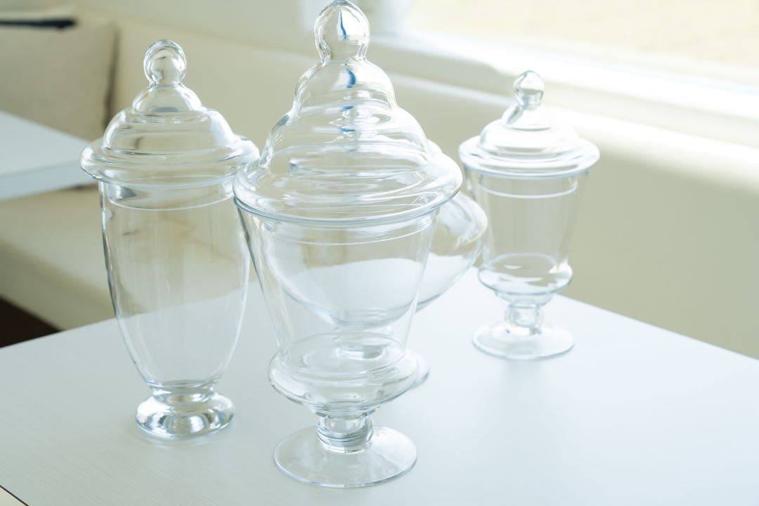 ダルトン　廃盤希少　コルネット　アマンド　スーリール　ガラス容器セット