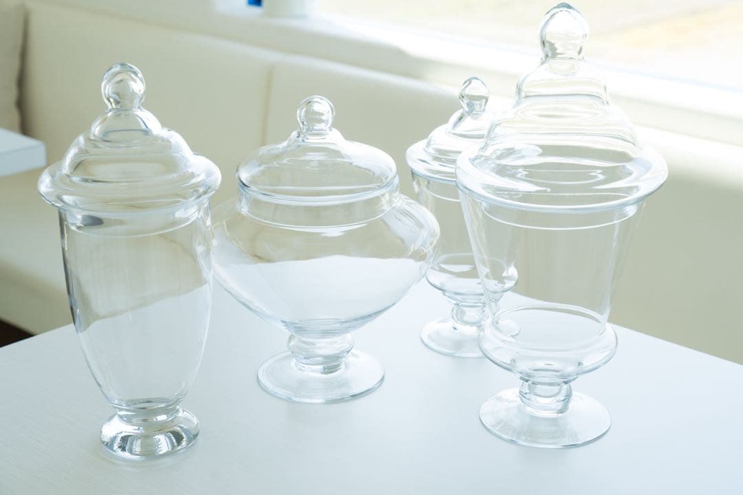 ダルトン　廃盤希少　コルネット　アマンド　スーリール　ガラス容器セット