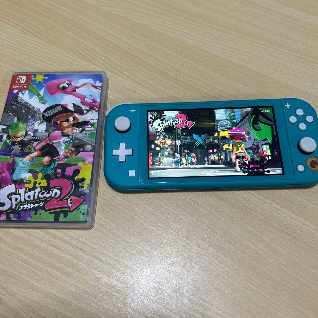 Nintendo Switch Lite ターコイズ　Splatoon 2付