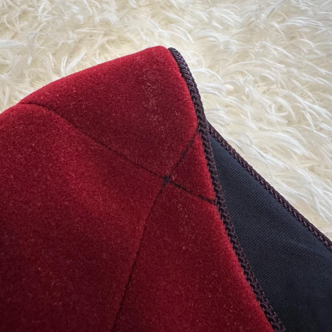 ミナペルホネン✨モスタイル ポンチョ ボルドー ワインレッド