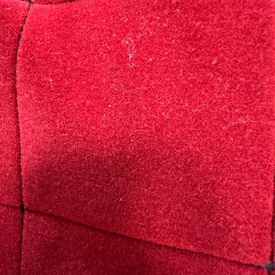 ミナペルホネン✨モスタイル ポンチョ ボルドー ワインレッド