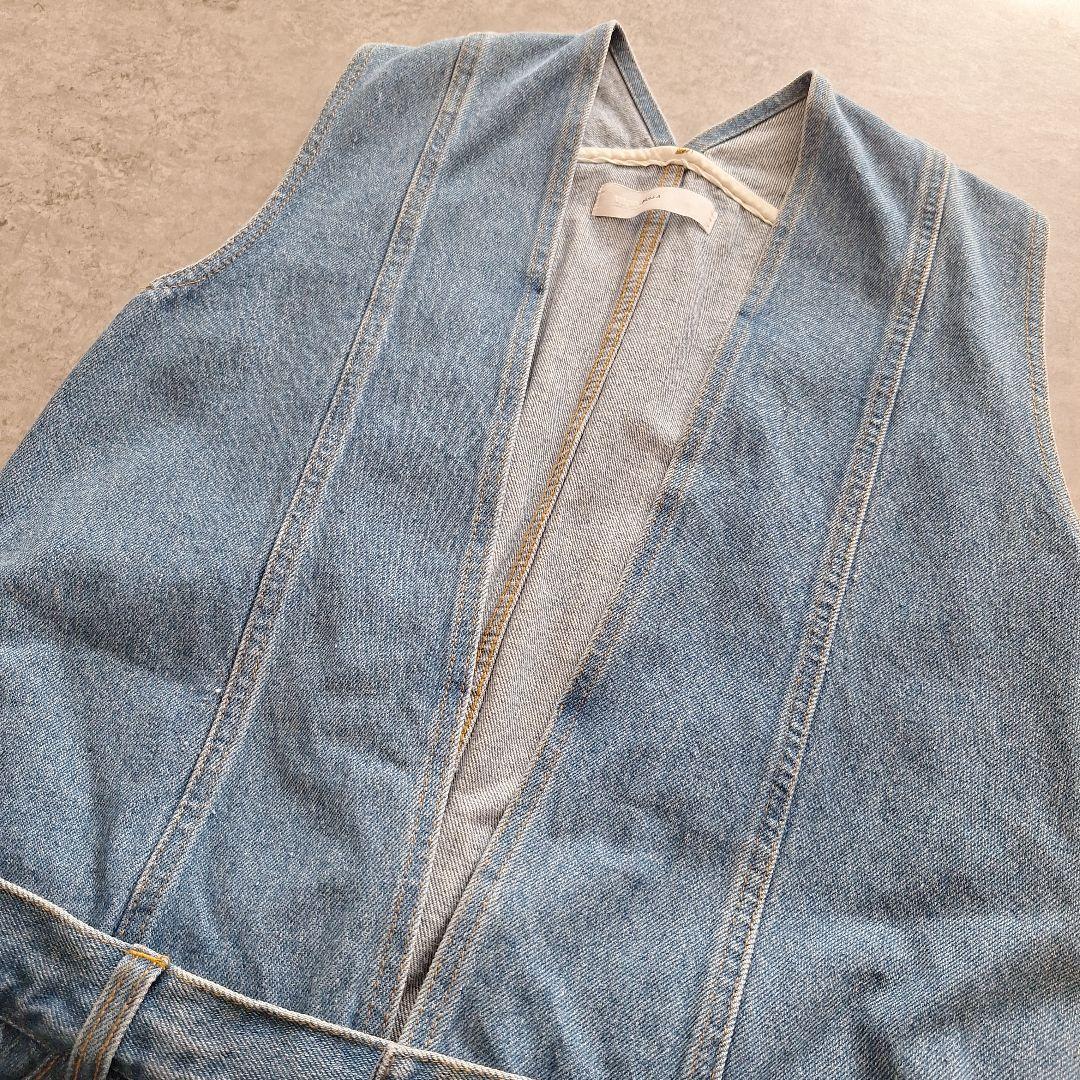 TOGA PULLA トーガプルラ　デニム ジャンパードレス　ベスト　ワンピース