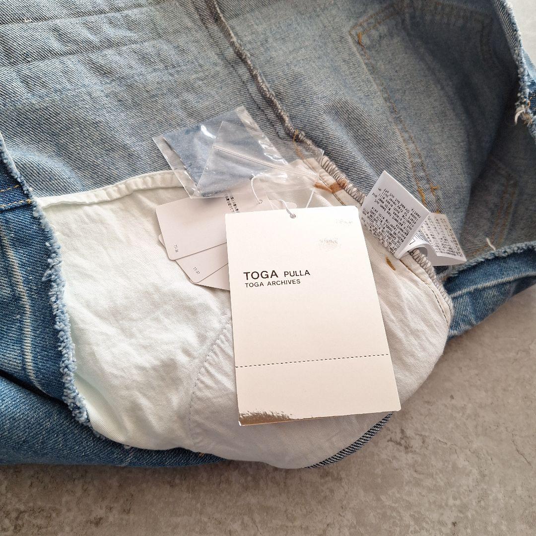 TOGA PULLA トーガプルラ　デニム ジャンパードレス　ベスト　ワンピース