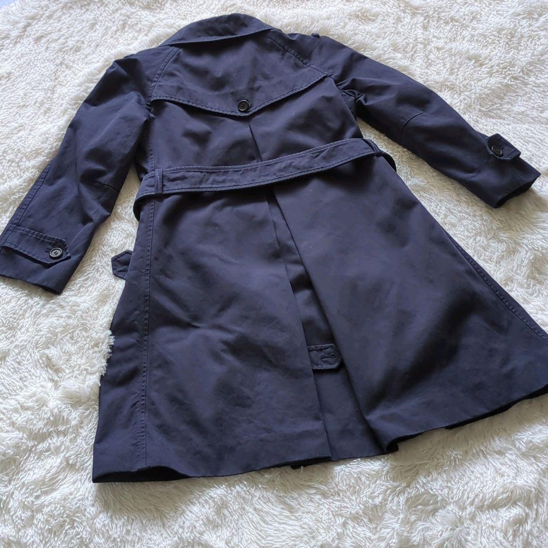 Miu Miu （ミュウミュウ）トレンチコート サイズ38　ネイビー　ベルト付