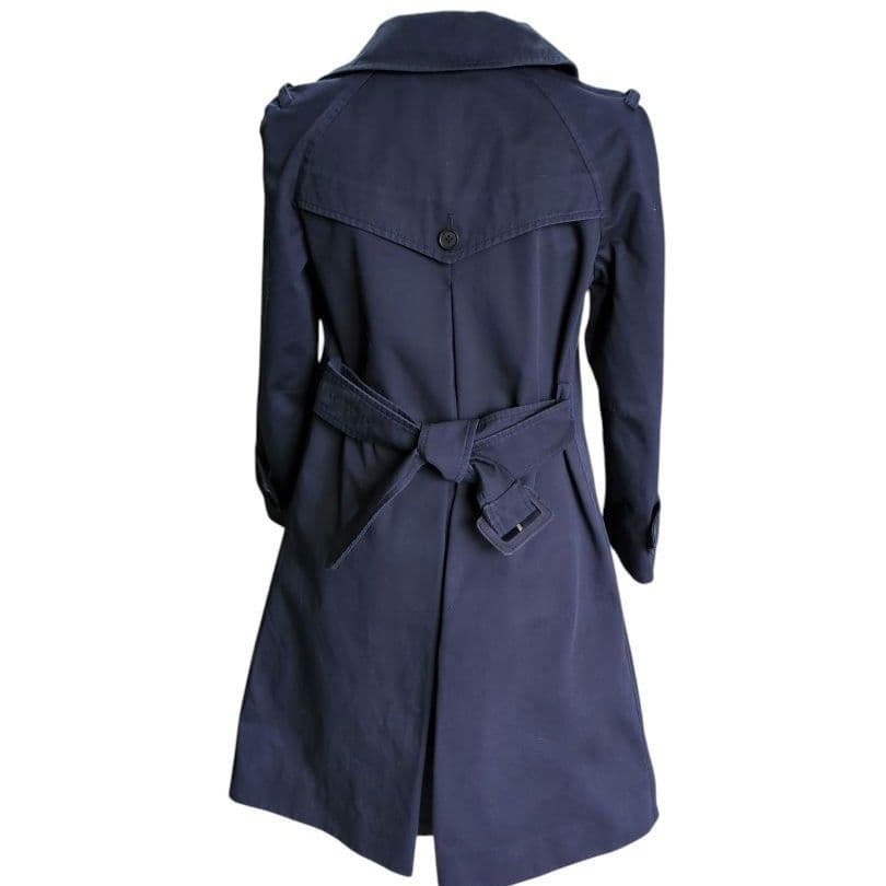 Miu Miu （ミュウミュウ）トレンチコート サイズ38　ネイビー　ベルト付