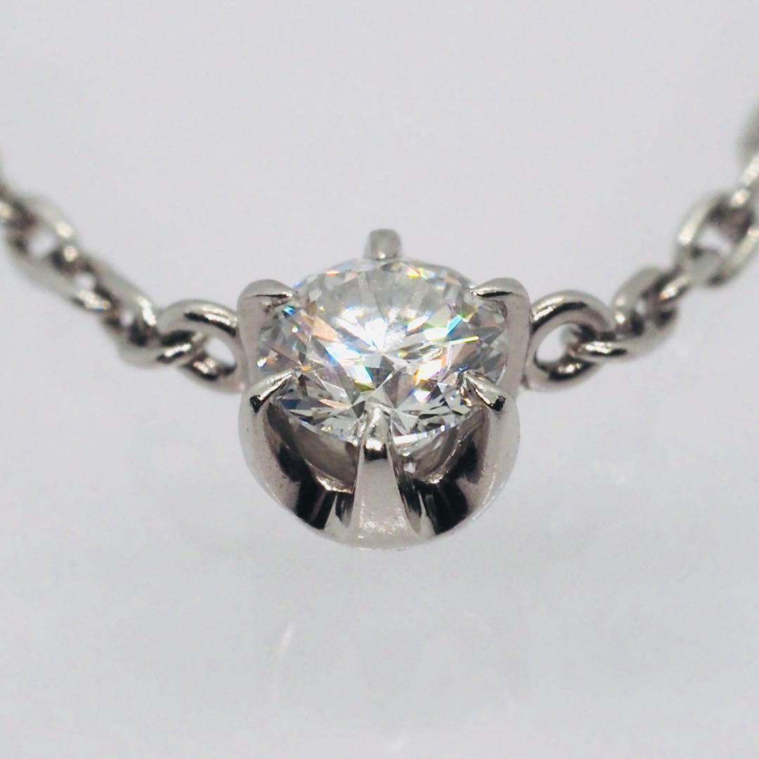 【STAR JEWELRY】Pt950 ネックレス エクセレント ダイヤモンド
