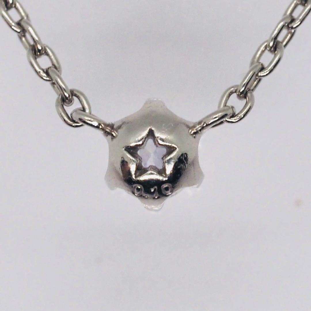 【STAR JEWELRY】Pt950 ネックレス エクセレント ダイヤモンド