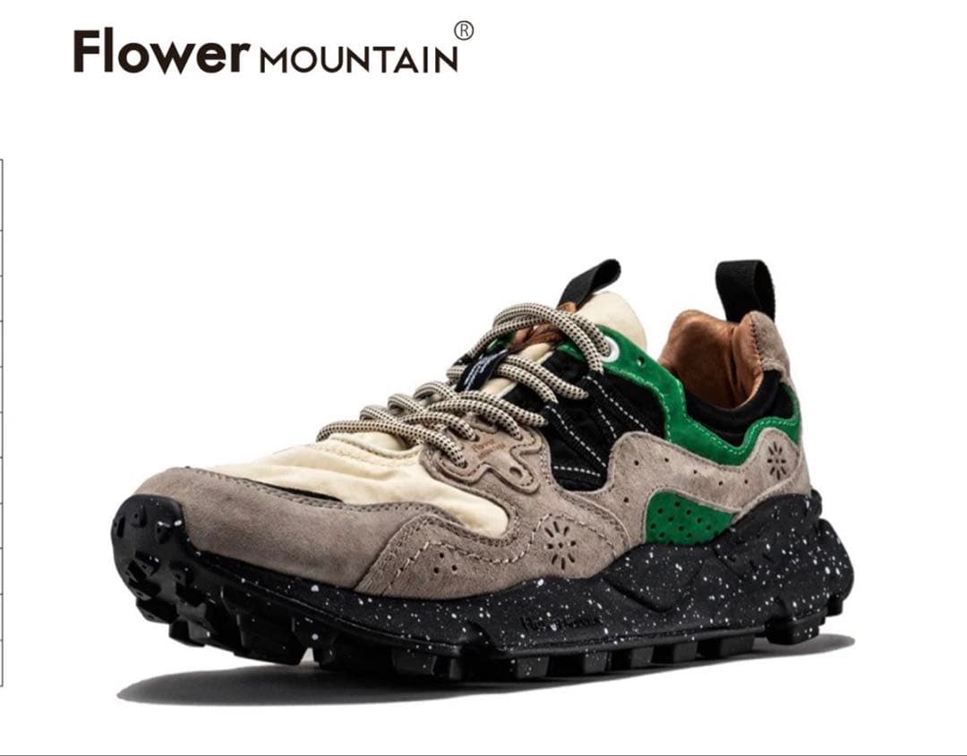 美品FLOWER MOUNTAIN YAMANO3 Beige/Green 24