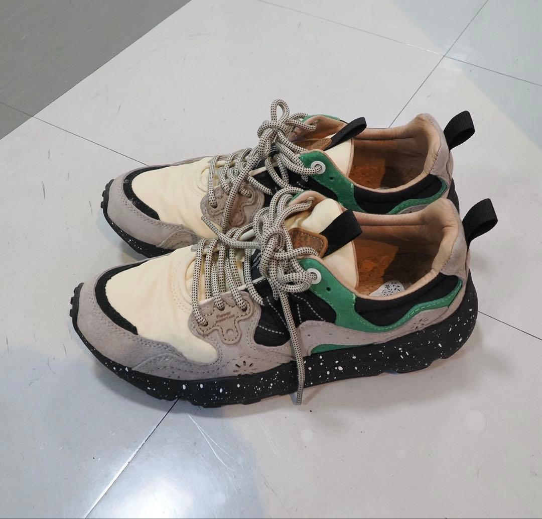 美品FLOWER MOUNTAIN YAMANO3 Beige/Green 24