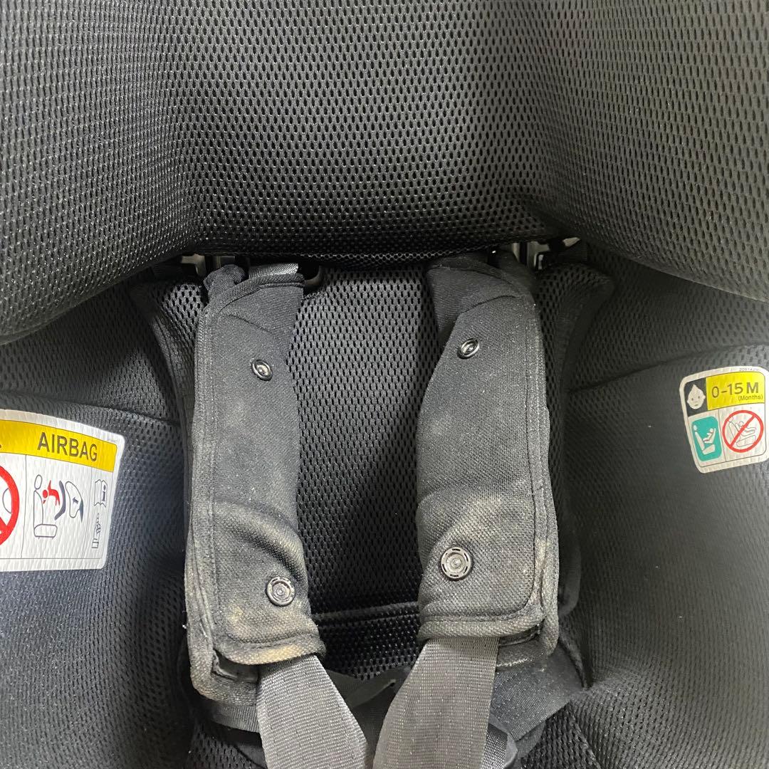 エールベベ クルットR ST ブラック 回転式 チャイルドシート ISOFIX