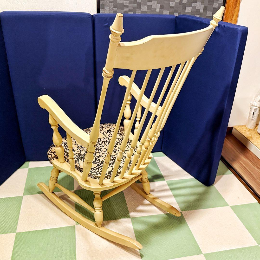 太平産業【TAIHEI】ロッキングチェア　レトロアンティーク　飛騨家具