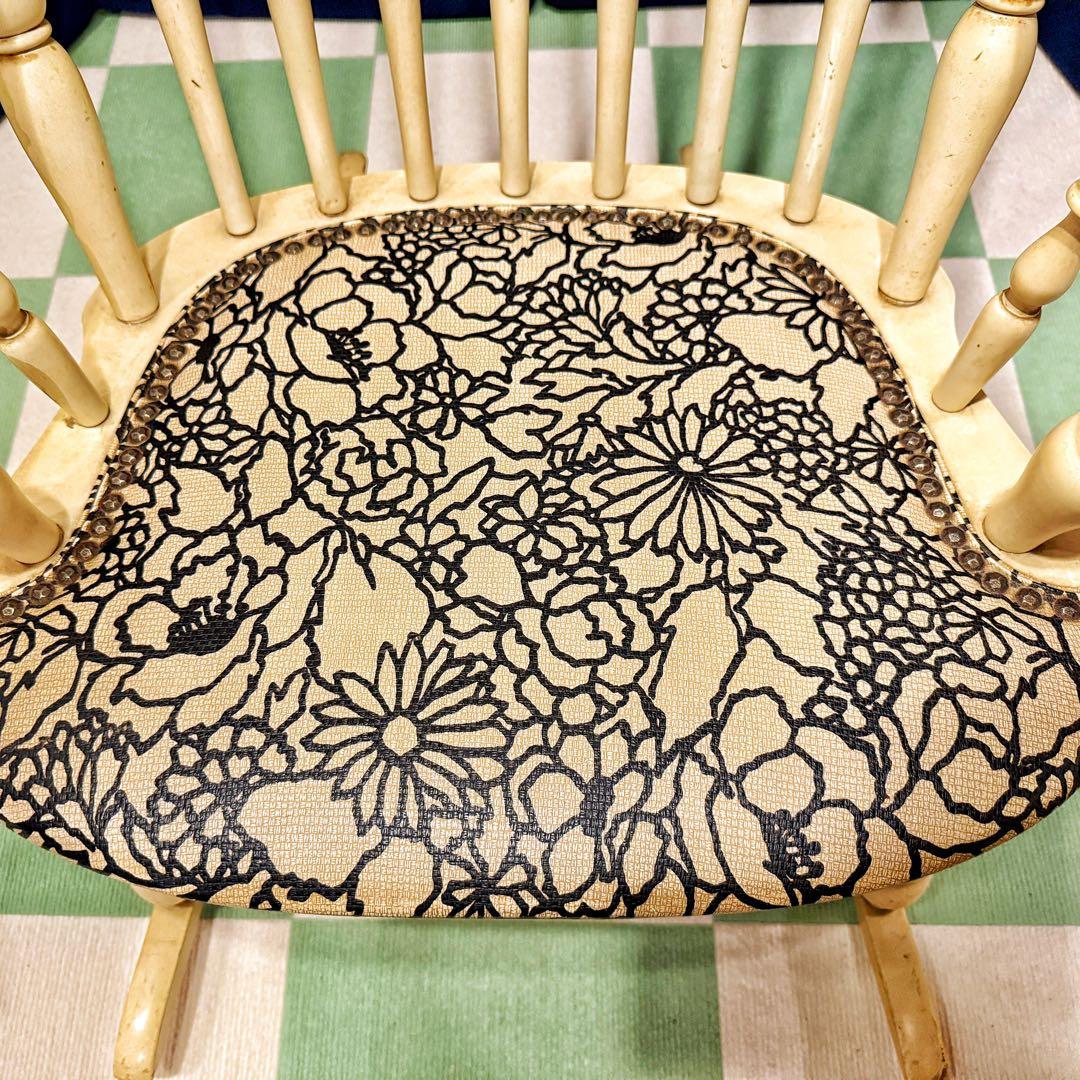 太平産業【TAIHEI】ロッキングチェア　レトロアンティーク　飛騨家具