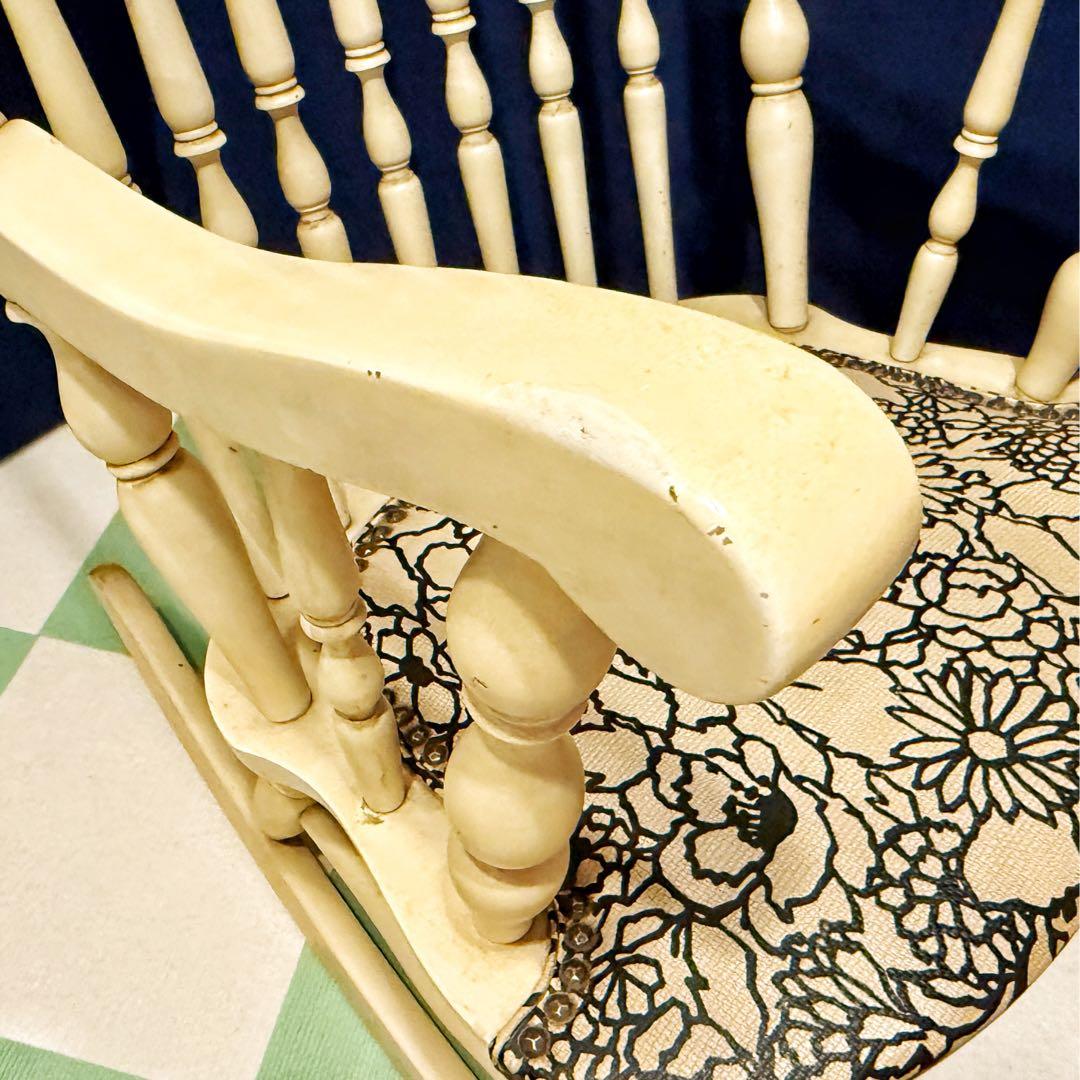 太平産業【TAIHEI】ロッキングチェア　レトロアンティーク　飛騨家具