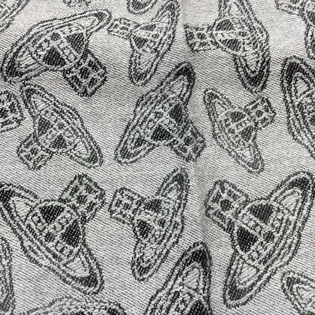 極美品希少ヴィヴィアンウエストウッド リバーシブル　マフラー イタリア製 グレー