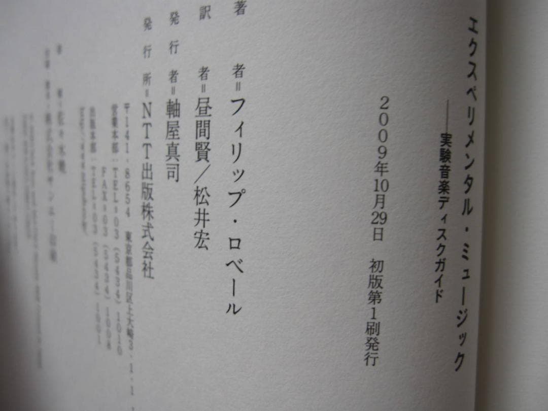 エクスペリメンタル・ミュージック 実験音楽ディスクガイド