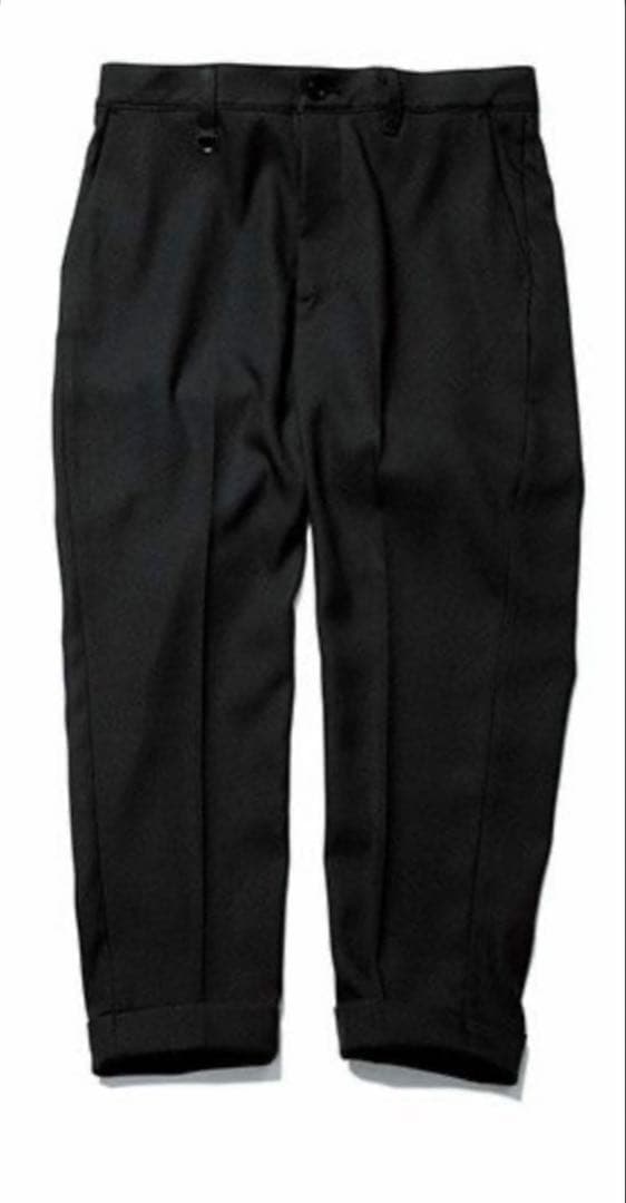 新品未使用　SOPNET. 黒 スラックス フロントタック Dリング付き