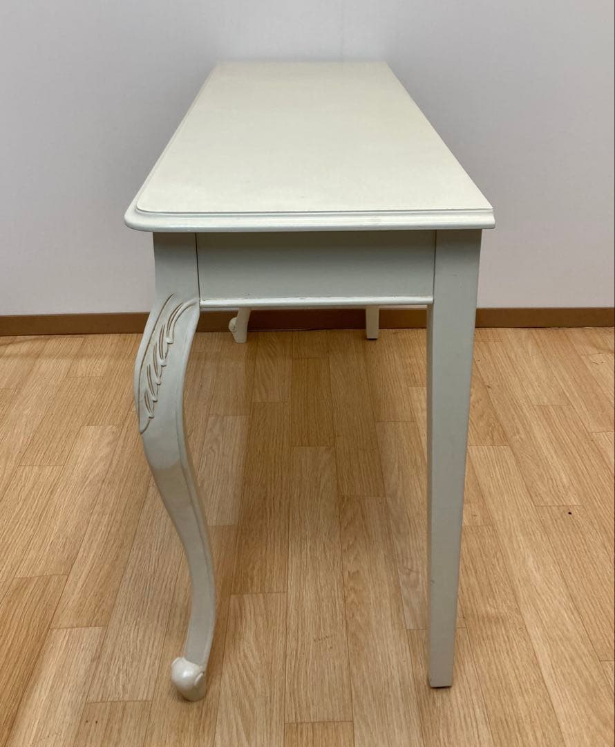 引き出し付きアンティーク調テーブル