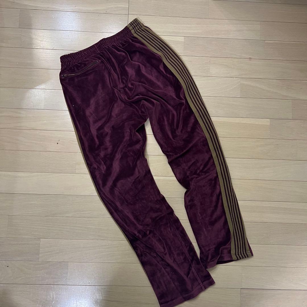 Needles ニードルス ニードルズ トラックパンツ ベロア Sサイズ 中古