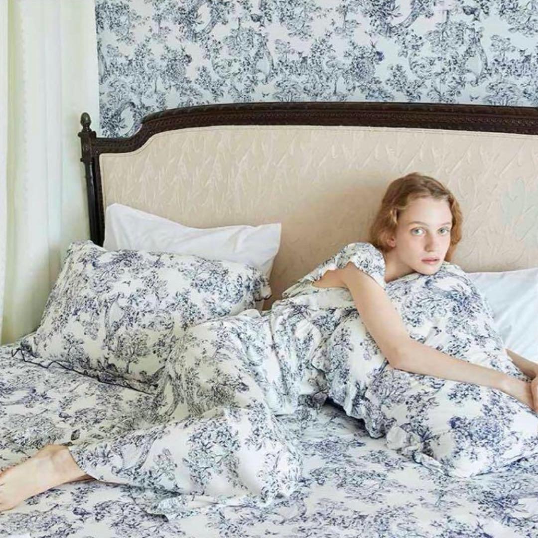 新品 スナイデルホーム SNIDEL 寝具 トワルドジュイ ベッドカバー