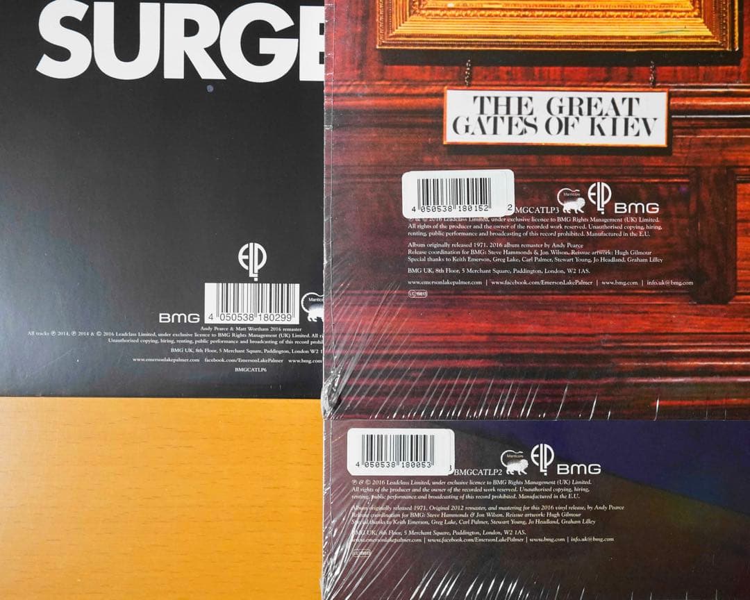 Emerson, Lake & Palmer 新品レコード