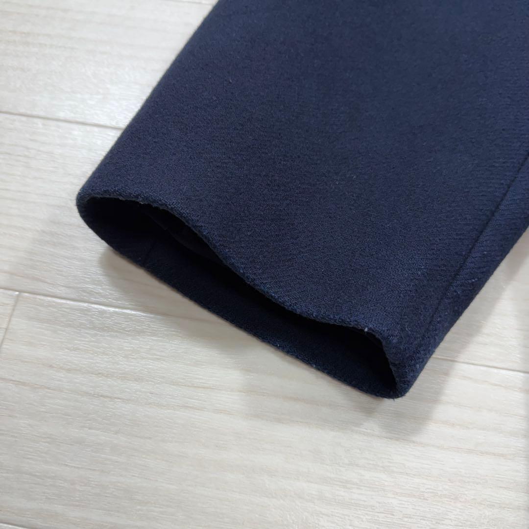 完売品 シンゾーン オーバーサイズ ダブルブレスト Pコート ネイビー 36 S