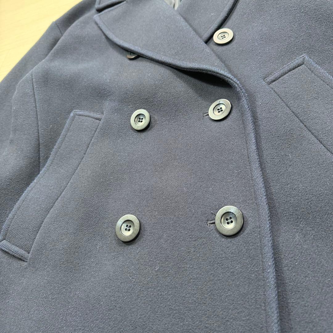 完売品 シンゾーン オーバーサイズ ダブルブレスト Pコート ネイビー 36 S