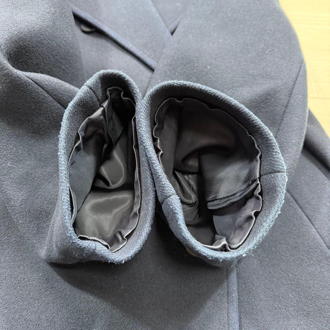 完売品 シンゾーン オーバーサイズ ダブルブレスト Pコート ネイビー 36 S