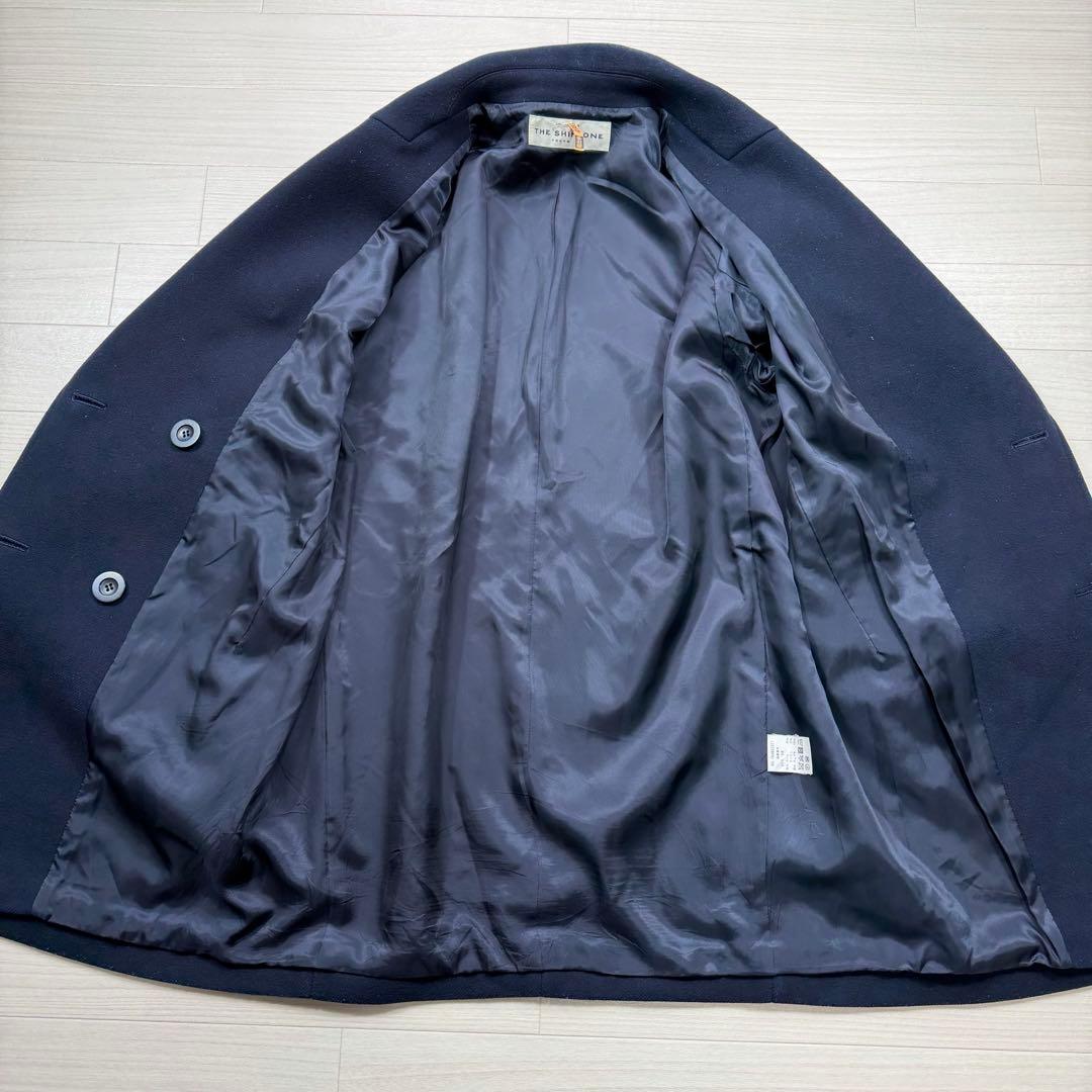 完売品 シンゾーン オーバーサイズ ダブルブレスト Pコート ネイビー 36 S