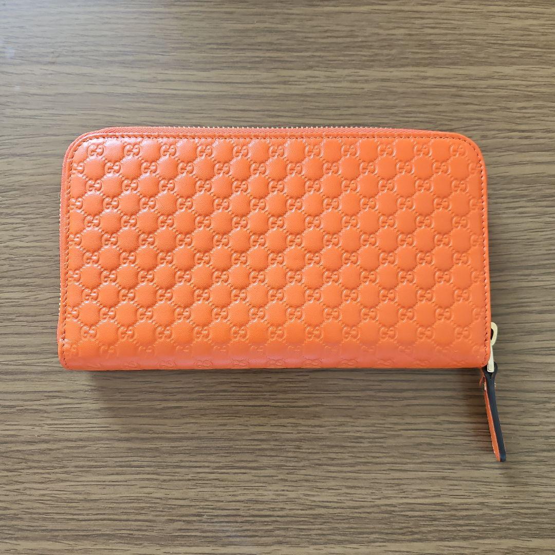 【29,000円→24,000円】GUCCI オレンジ GGパターン 長財布