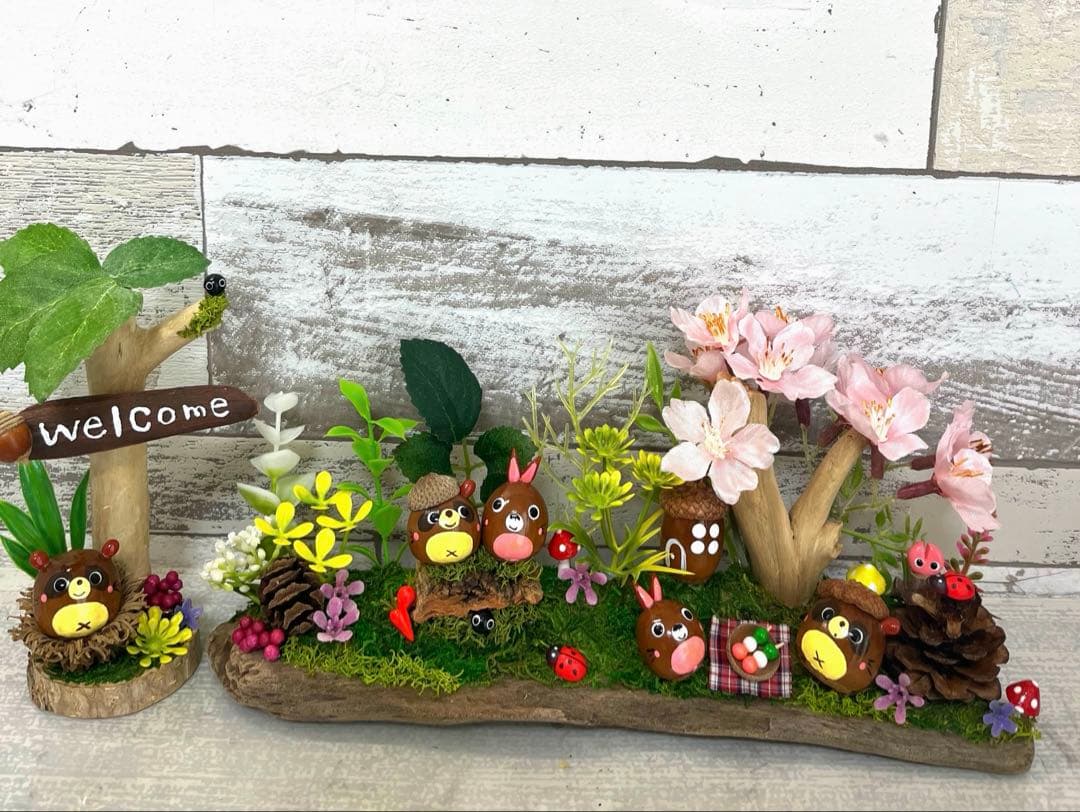 ♡ラブリークロッシェページです♪ どんぐりアート