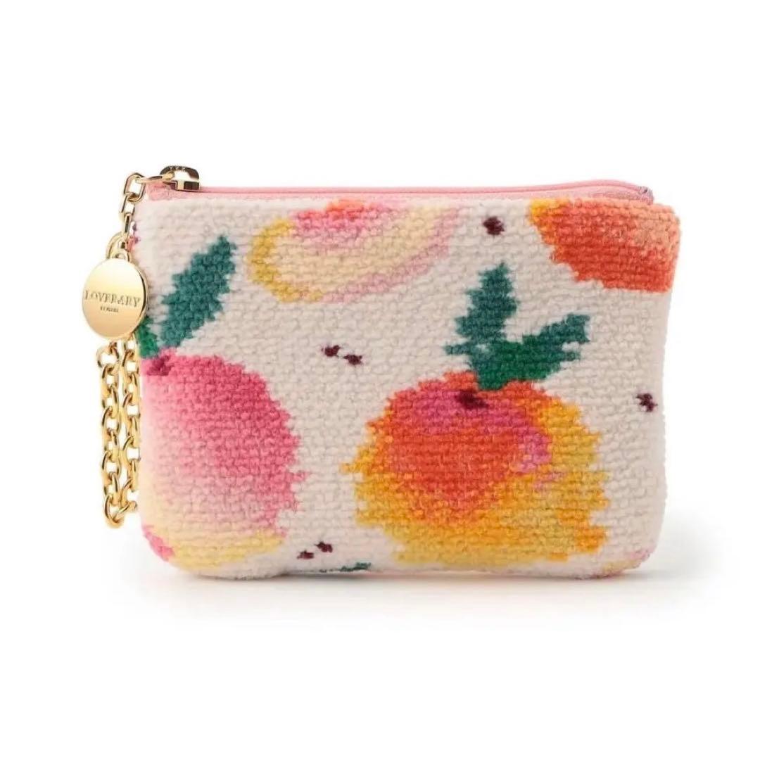 FEILER フェイラー ピーチドット キー&カードポーチ ペールアプリコット