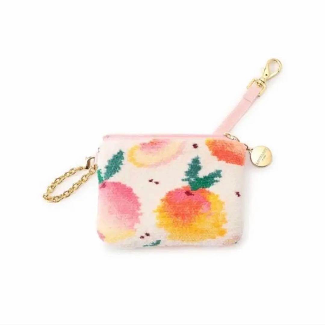 FEILER フェイラー ピーチドット キー&カードポーチ ペールアプリコット