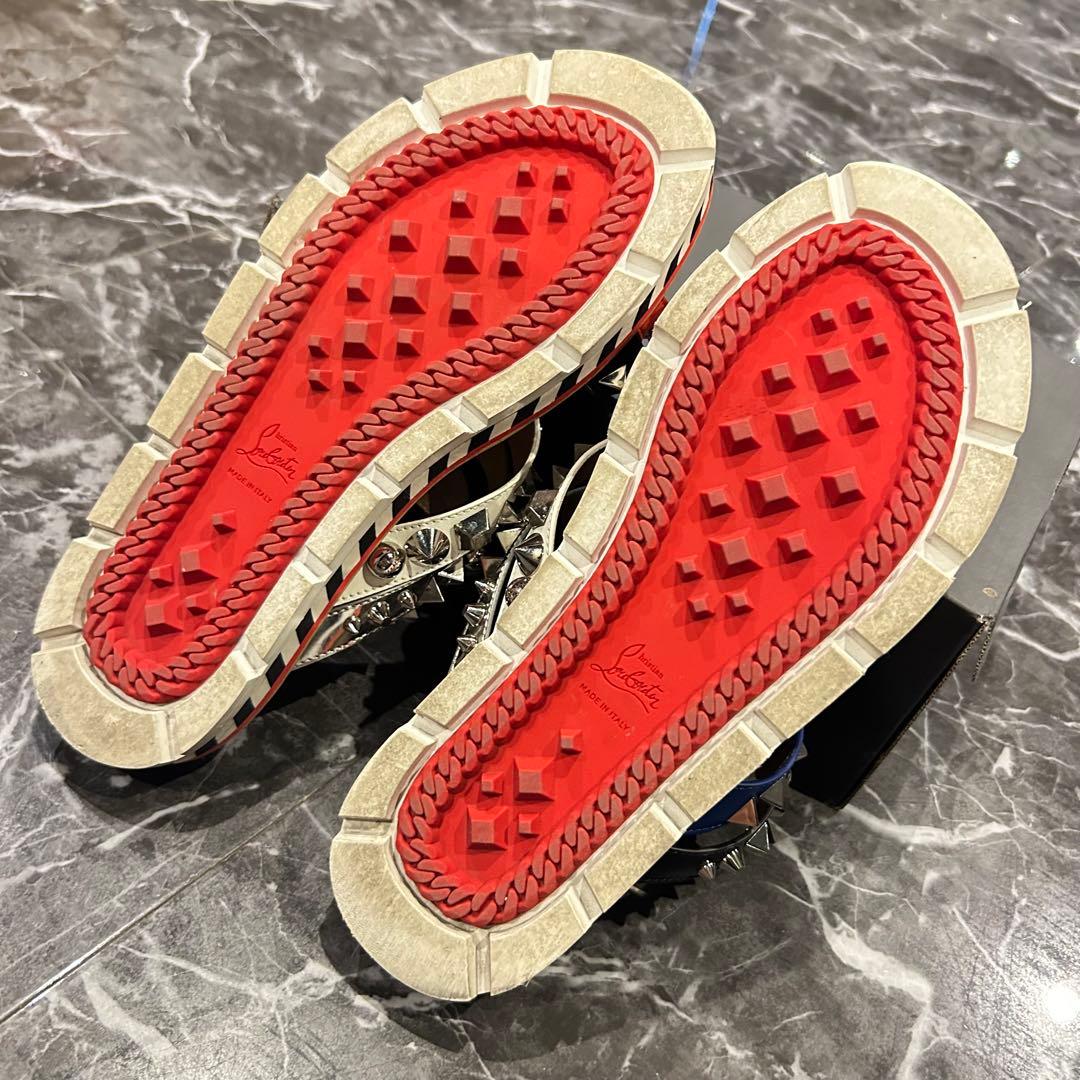 クリスチャンルブタン アポロビーチ スタッズ サンダル 26cm