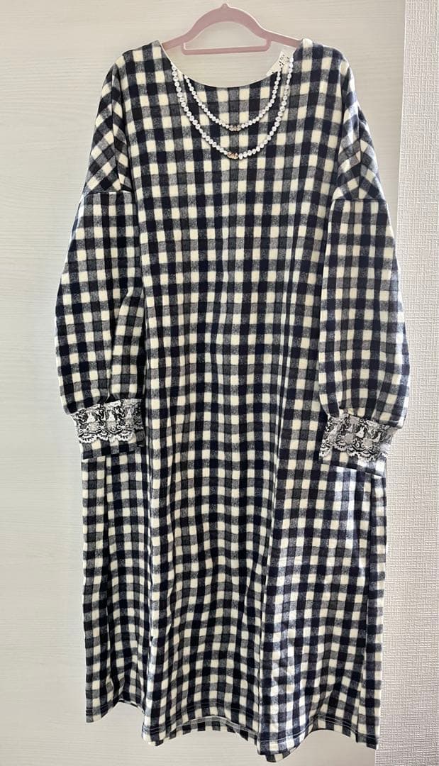 マ*ム様 フランシュリッペ FL5 ギンガムチェック だまし絵 トロンプルイユ