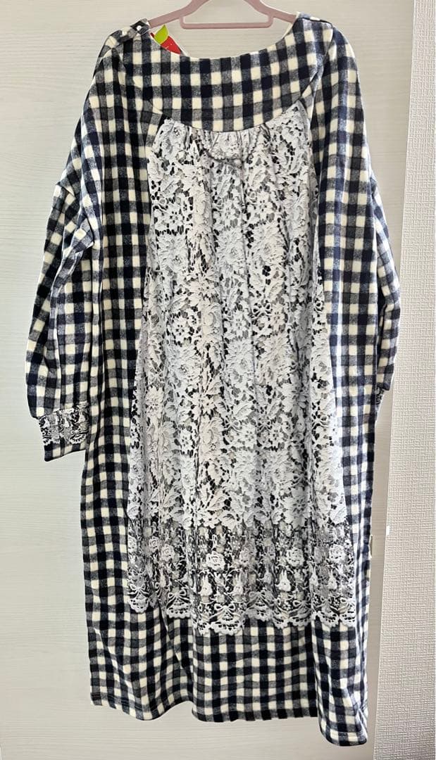 マ*ム様 フランシュリッペ FL5 ギンガムチェック だまし絵 トロンプルイユ