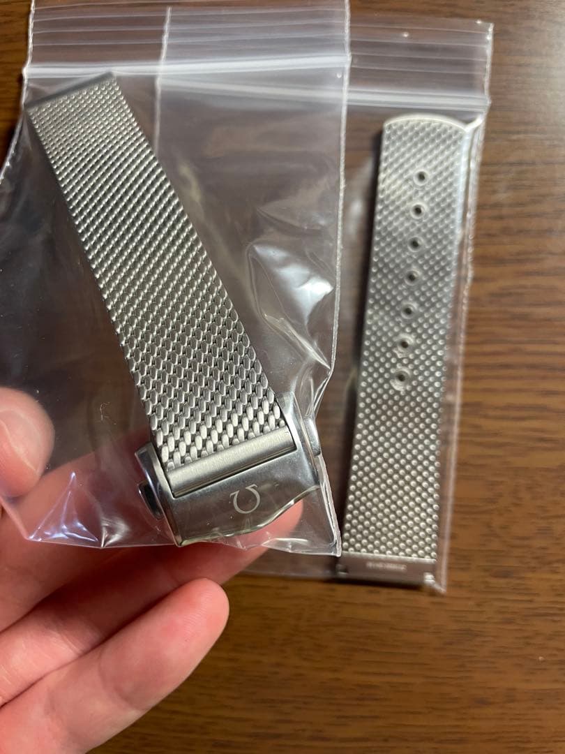 オメガ純正ミラネーゼ　ステンレスベルト