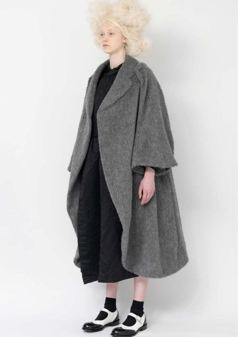 オーランジュ コムデギャルソン 二次元 着物 ファー ロングコート