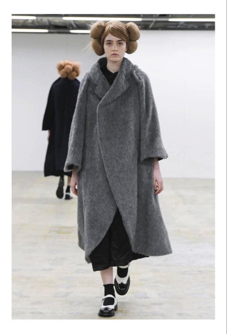 オーランジュ コムデギャルソン 二次元 着物 ファー ロングコート