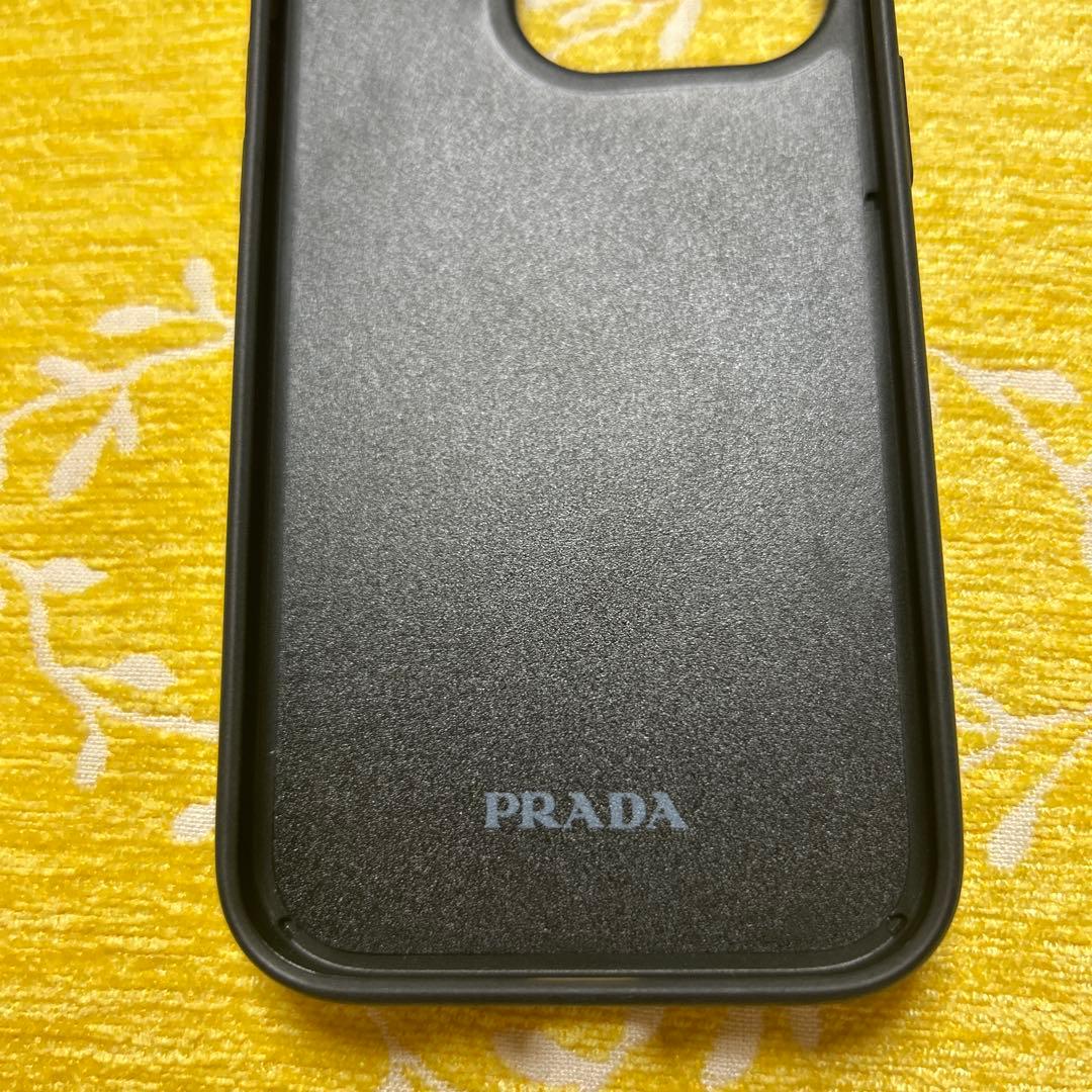 PRADA サフィアーノ iPhone14pro ケース ライトブルー
